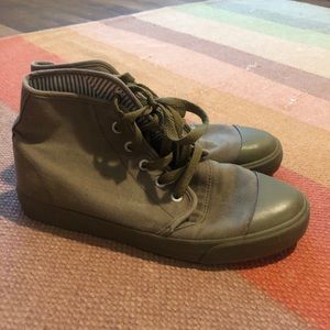 BANGS Shoes Army Green High Tops